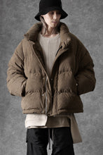 画像をギャラリービューアに読み込む, A.F ARTEFACT HIGH NECK DOWN JACKET / CORDUROY (BROWN)