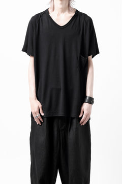 画像をギャラリービューアに読み込む, CAPERTICA PRISONER SHIRTS / SUPER 120s WASHABLE WOOL JERSEY (BLACK)