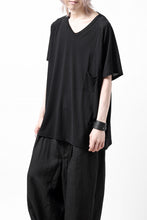 Load image into Gallery viewer, CAPERTICA PRISONER SHIRTS / SUPER 120s WASHABLE WOOL JERSEY (BLACK)