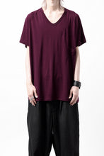 画像をギャラリービューアに読み込む, CAPERTICA PRISONER SHIRTS / SUPER 120s WASHABLE WOOL JERSEY (PLUM)