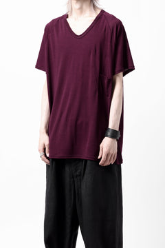 画像をギャラリービューアに読み込む, CAPERTICA PRISONER SHIRTS / SUPER 120s WASHABLE WOOL JERSEY (PLUM)