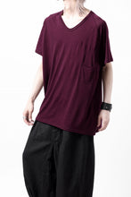Load image into Gallery viewer, CAPERTICA PRISONER SHIRTS / SUPER 120s WASHABLE WOOL JERSEY (PLUM)