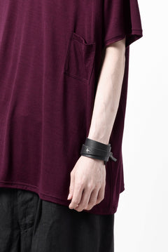 Load image into Gallery viewer, CAPERTICA PRISONER SHIRTS / SUPER 120s WASHABLE WOOL JERSEY (PLUM)