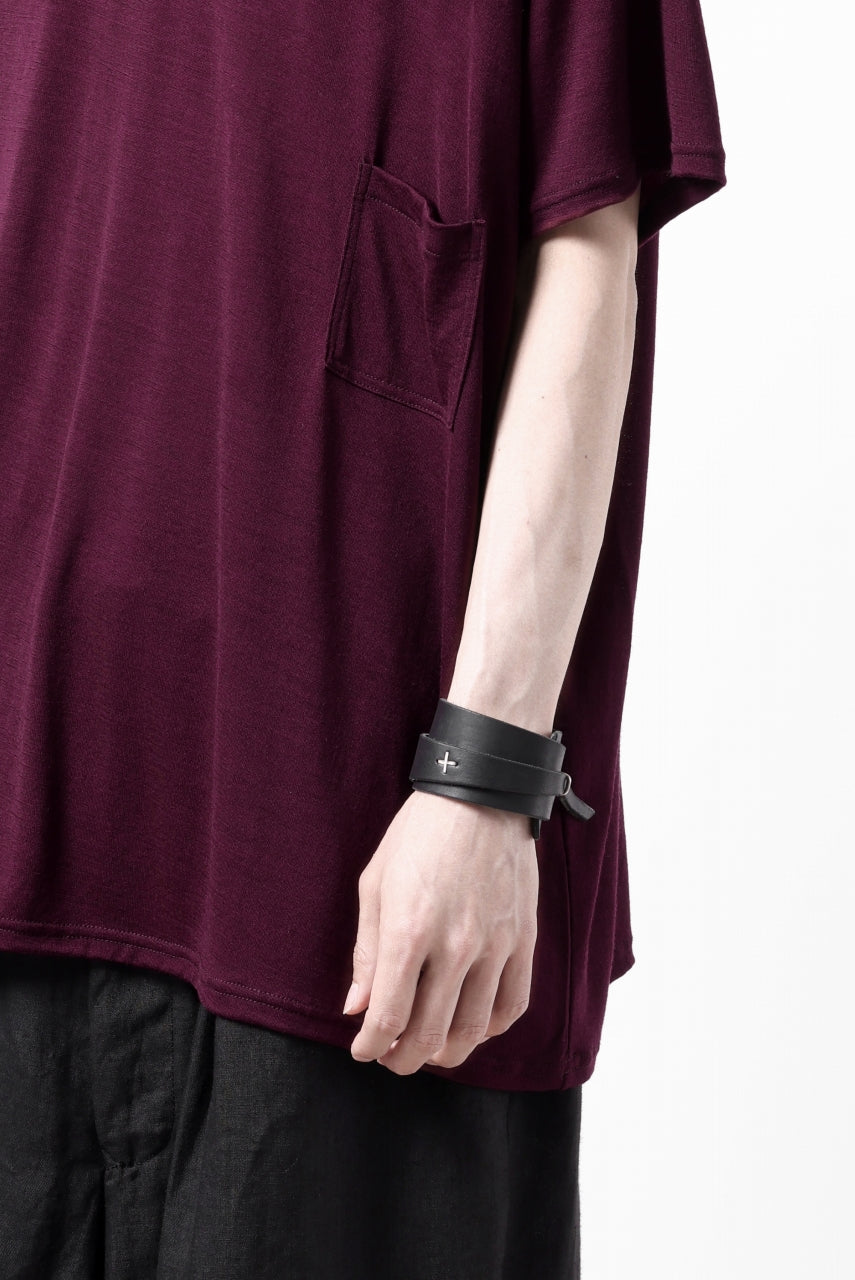 Load image into Gallery viewer, CAPERTICA PRISONER SHIRTS / SUPER 120s WASHABLE WOOL JERSEY (PLUM)