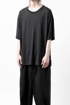 画像をギャラリービューアに読み込む, CAPERTICA OVERSIZED S/S TEE / SUPER 120s WASHABLE WOOL JERSEY (DARKNESS)