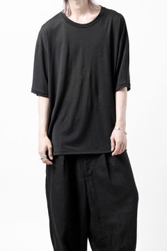 画像をギャラリービューアに読み込む, CAPERTICA OVERSIZED S/S TEE / SUPER 120s WASHABLE WOOL JERSEY (DARKNESS)