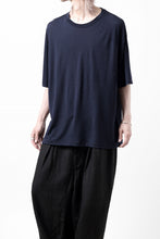 画像をギャラリービューアに読み込む, CAPERTICA OVERSIZED S/S TEE / SUPER 120s WASHABLE WOOL JERSEY (NAVY)