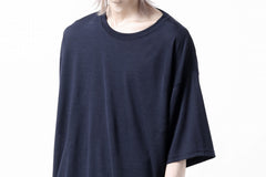 画像をギャラリービューアに読み込む, CAPERTICA OVERSIZED S/S TEE / SUPER 120s WASHABLE WOOL JERSEY (NAVY)