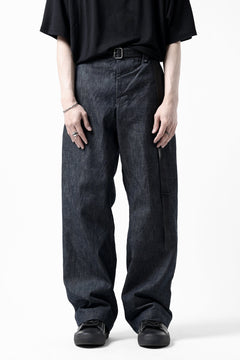 画像をギャラリービューアに読み込む, CAPERTICA WIDE SEAMLESS TROUSERS / ZIMBABWE COTTON LITE DENIM (INDIGO)