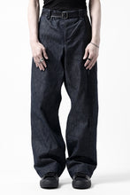 画像をギャラリービューアに読み込む, CAPERTICA WIDE SEAMLESS TROUSERS / ZIMBABWE COTTON LITE DENIM (INDIGO)