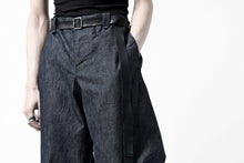 画像をギャラリービューアに読み込む, CAPERTICA WIDE SEAMLESS TROUSERS / ZIMBABWE COTTON LITE DENIM (INDIGO)