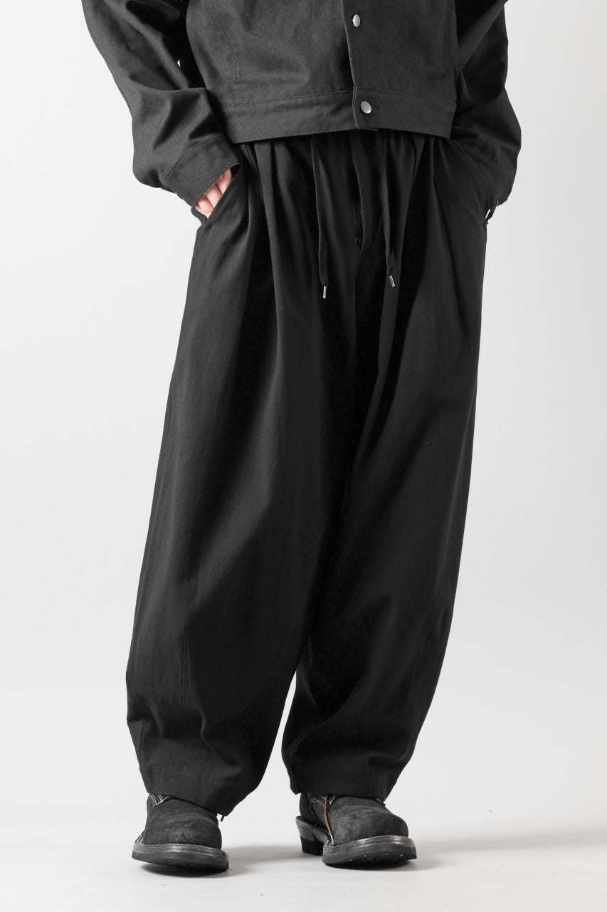 画像をギャラリービューアに読み込む, CAPERTICA BALLOON PANTS / BARATHEA CLOTH (BLACK)