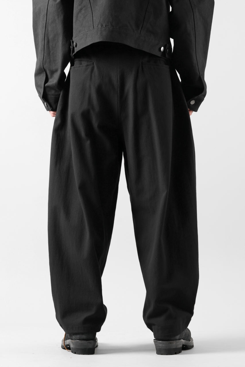 画像をギャラリービューアに読み込む, CAPERTICA BALLOON PANTS / BARATHEA CLOTH (BLACK)