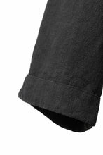 画像をギャラリービューアに読み込む, CAPERTICA PEGTOP EASY PANTS / RAMIE COTTON CANVAS (BURNED BLACK)