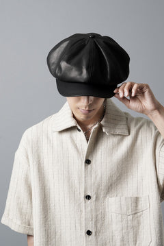 画像をギャラリービューアに読み込む, ISAMU KATAYAMA BACKLASH CASQUETTE / MONOCHROME LUXURY STEER (BLACK)