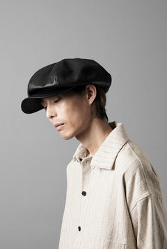画像をギャラリービューアに読み込む, ISAMU KATAYAMA BACKLASH CASQUETTE / MONOCHROME LUXURY STEER (BLACK)