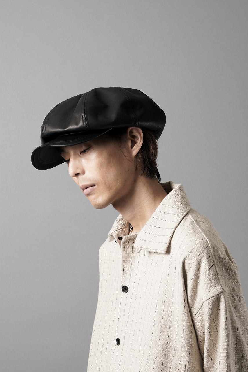 画像をギャラリービューアに読み込む, ISAMU KATAYAMA BACKLASH CASQUETTE / MONOCHROME LUXURY STEER (BLACK)
