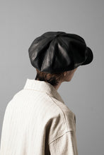 画像をギャラリービューアに読み込む, ISAMU KATAYAMA BACKLASH CASQUETTE / MONOCHROME LUXURY STEER (BLACK)
