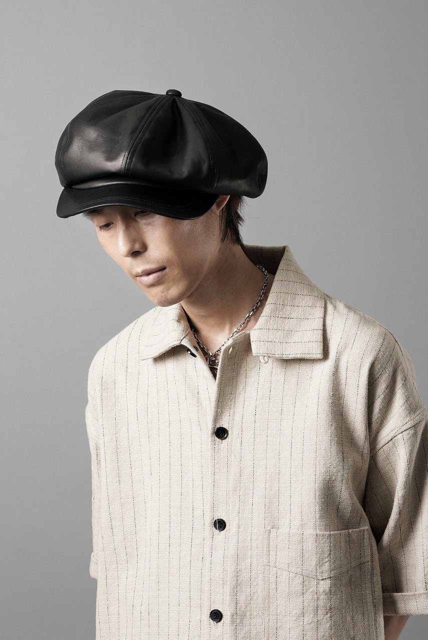 画像をギャラリービューアに読み込む, ISAMU KATAYAMA BACKLASH CASQUETTE / MONOCHROME LUXURY STEER (BLACK)