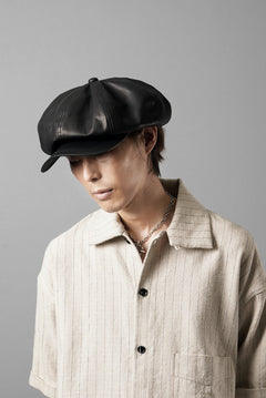 画像をギャラリービューアに読み込む, ISAMU KATAYAMA BACKLASH CASQUETTE / MONOCHROME LUXURY STEER (BLACK)