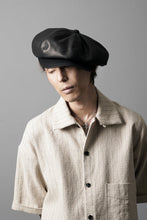 画像をギャラリービューアに読み込む, ISAMU KATAYAMA BACKLASH CASQUETTE / MONOCHROME LUXURY STEER (BLACK)