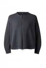 画像をギャラリービューアに読み込む, OPPOSE DUALITY NO COLLAR RIB ZIP TOP (BLACK)