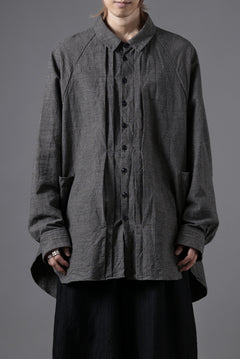 画像をギャラリービューアに読み込む, KLASICA SH-043 - Gh 2 POCKETS ATELIER BLOUSE / TRI-COLORED SUNBURN (GHINGAM)