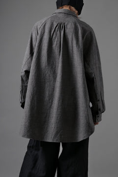 画像をギャラリービューアに読み込む, KLASICA SH-043 - Gh 2 POCKETS ATELIER BLOUSE / TRI-COLORED SUNBURN (GHINGAM)