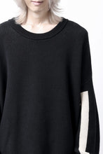 画像をギャラリービューアに読み込む, A.F ARTEFACT GEO PATTERN COTTON KNIT TOPS /  (BLACK x IVORY)
