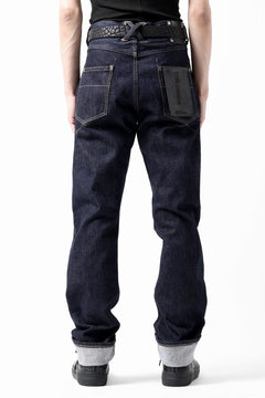 Load image into Gallery viewer, ISAMU KATAYAMA BACKLASH THE DENIM SELVEDGE DENIM STRAIGHT PANTS (INDIGO / ONE WASH)