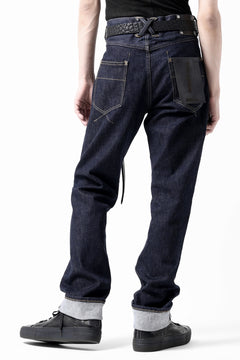 Load image into Gallery viewer, ISAMU KATAYAMA BACKLASH THE DENIM SELVEDGE DENIM STRAIGHT PANTS (INDIGO / ONE WASH)
