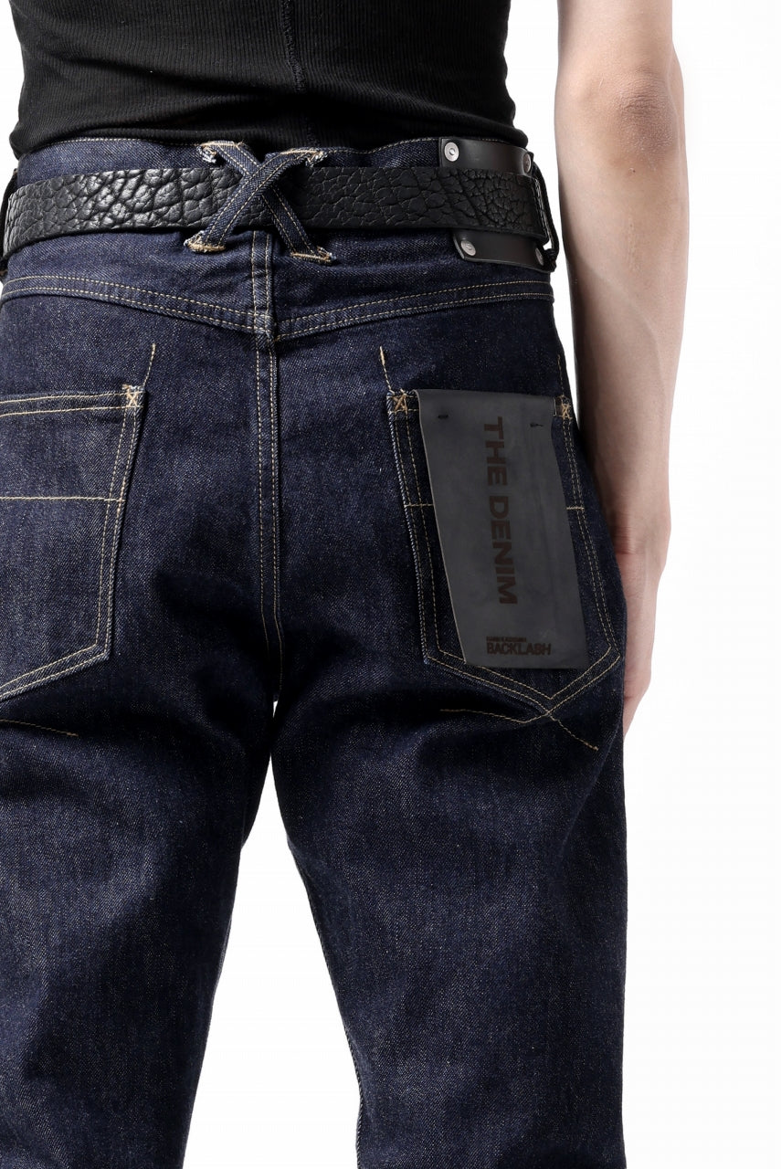 Load image into Gallery viewer, ISAMU KATAYAMA BACKLASH THE DENIM SELVEDGE DENIM STRAIGHT PANTS (INDIGO / ONE WASH)