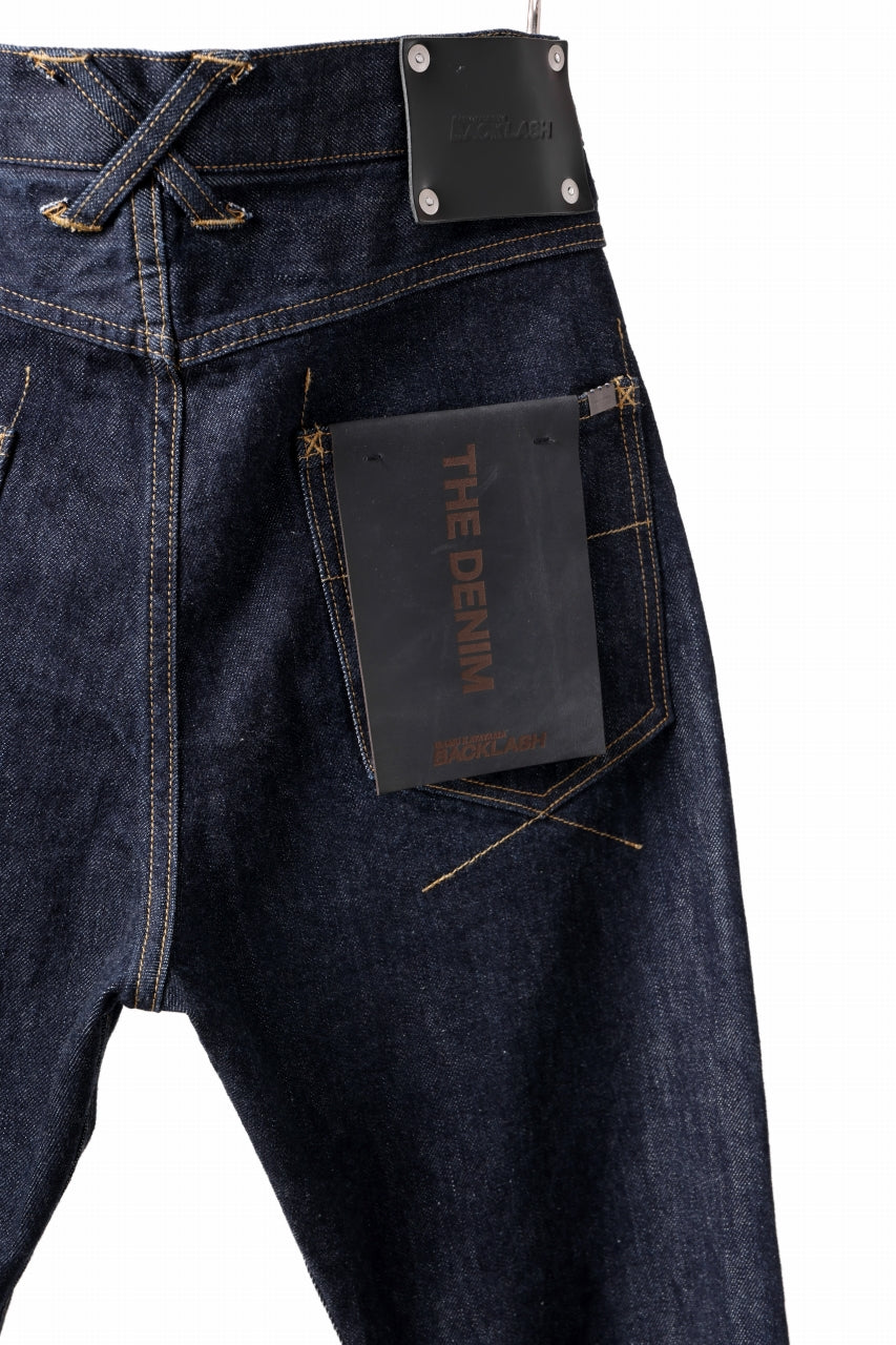 Load image into Gallery viewer, ISAMU KATAYAMA BACKLASH THE DENIM SELVEDGE DENIM STRAIGHT PANTS (INDIGO / ONE WASH)