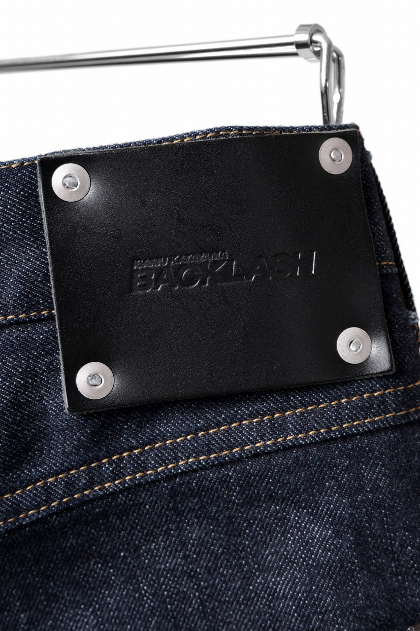 Load image into Gallery viewer, ISAMU KATAYAMA BACKLASH THE DENIM SELVEDGE DENIM STRAIGHT PANTS (INDIGO / ONE WASH)