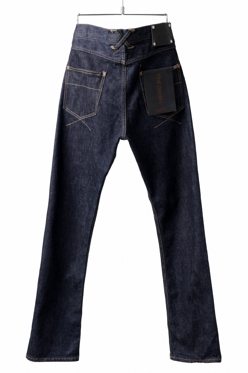 Load image into Gallery viewer, ISAMU KATAYAMA BACKLASH THE DENIM SELVEDGE DENIM STRAIGHT PANTS (INDIGO / ONE WASH)