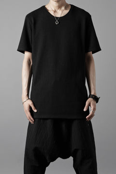画像をギャラリービューアに読み込む, black crow x LOOM exclusive short sleeve tops / JP paper cotton jersey (BLACK)