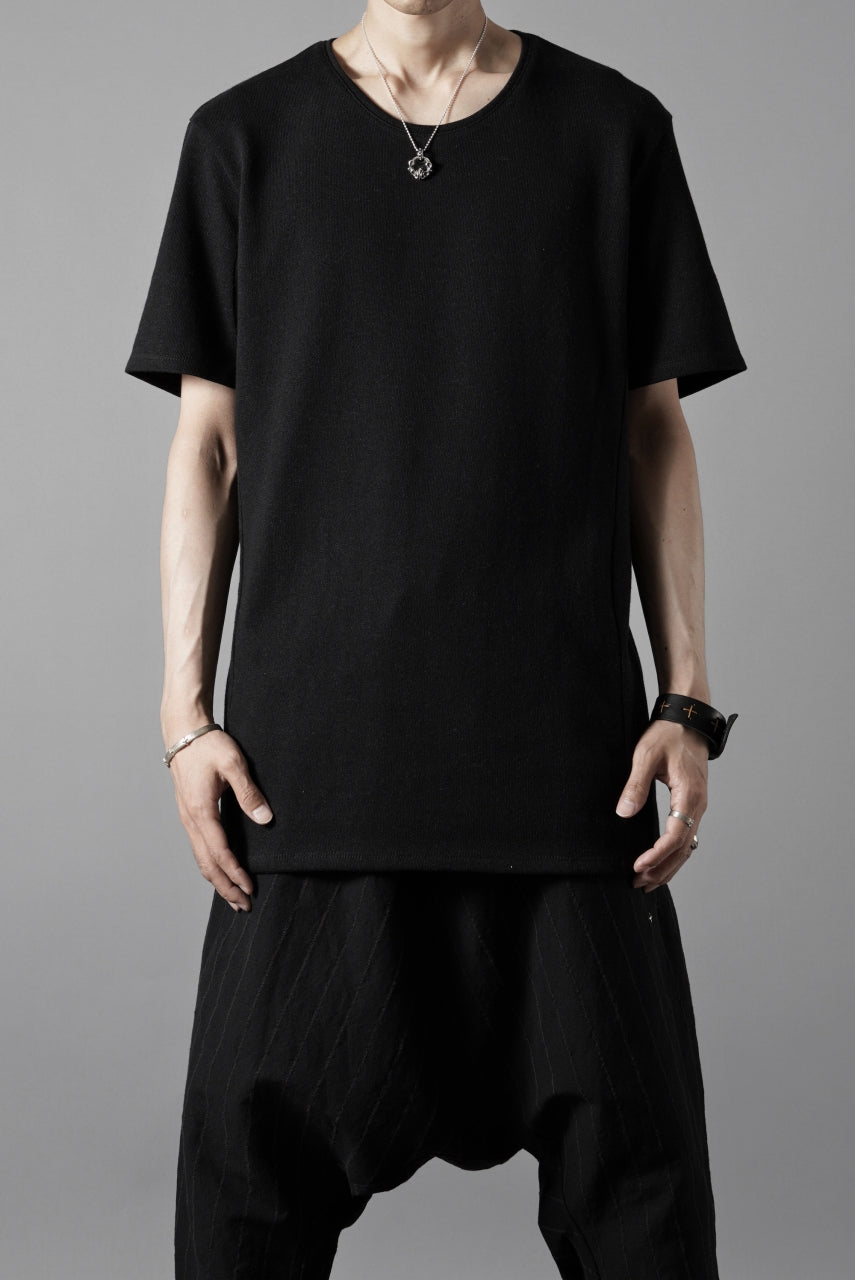 画像をギャラリービューアに読み込む, black crow x LOOM exclusive short sleeve tops / JP paper cotton jersey (BLACK)