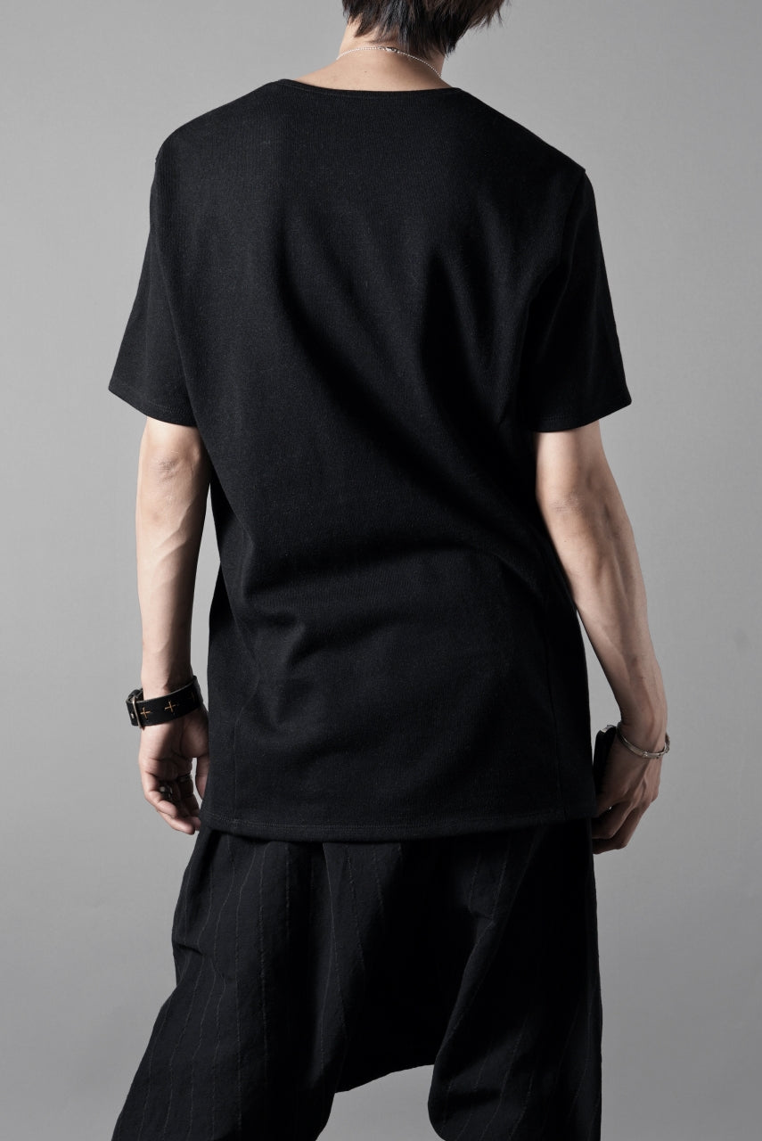 画像をギャラリービューアに読み込む, black crow x LOOM exclusive short sleeve tops / JP paper cotton jersey (BLACK)
