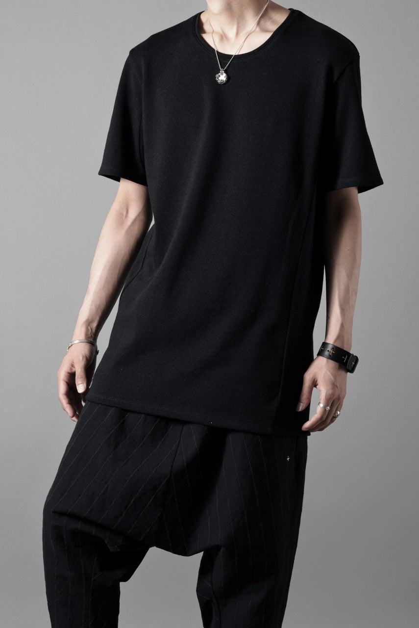画像をギャラリービューアに読み込む, black crow x LOOM exclusive short sleeve tops / JP paper cotton jersey (BLACK)