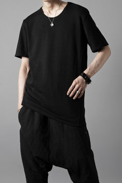 画像をギャラリービューアに読み込む, black crow x LOOM exclusive short sleeve tops / JP paper cotton jersey (BLACK)
