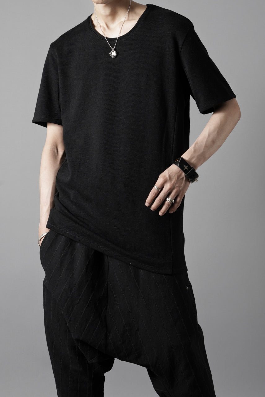 画像をギャラリービューアに読み込む, black crow x LOOM exclusive short sleeve tops / JP paper cotton jersey (BLACK)