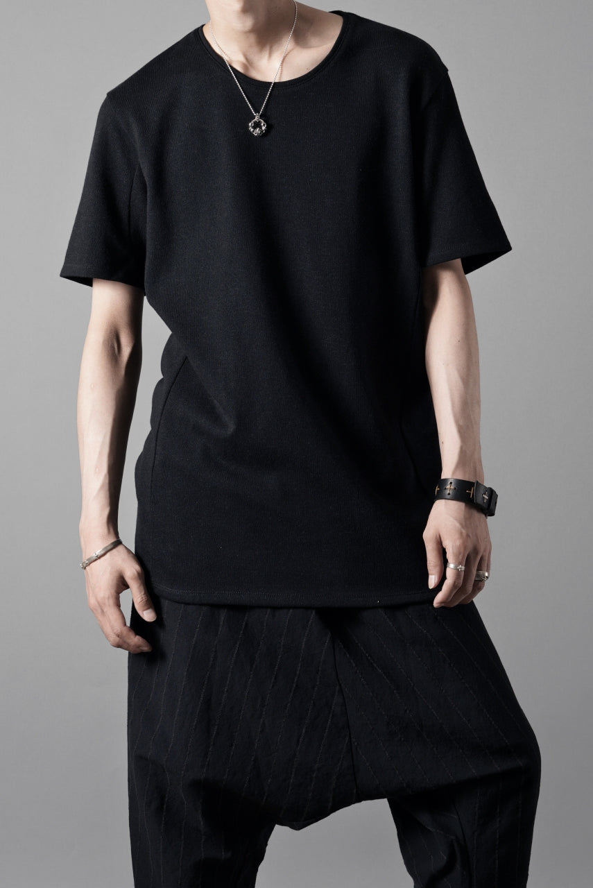 画像をギャラリービューアに読み込む, black crow x LOOM exclusive short sleeve tops / JP paper cotton jersey (BLACK)