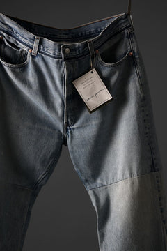 画像をギャラリービューアに読み込む, READYMADE WIDE FLARE DENIM PANTS / (BLUE #D)