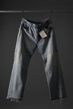 画像をギャラリービューアに読み込む, READYMADE WIDE FLARE DENIM PANTS / (BLUE #D)