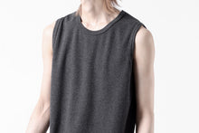 画像をギャラリービューアに読み込む, N/07 NO SLEEVE TOP / SUPER STRETCH BARE TELECO (HEATHER GREY)