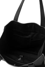 画像をギャラリービューアに読み込む, discord Yohji Yamamoto SIDE ZIP TOTE BAG L / SHRINK COW LEATHER (BLACK)
