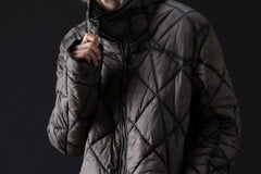 画像をギャラリービューアに読み込む, masnada QUILTED HOOD JACKET / OVER STUFFED PAPER NYLON (DUST)