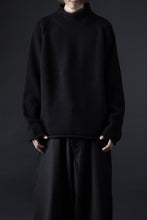 画像をギャラリービューアに読み込む, Y's for men x MASSES MOCK NECK PULL OVER / WOOL KNIT (BLACK)