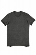 Load image into Gallery viewer, black crow x LOOM exclusive short sleeve tops / dyed medium cotton jersey (中墨)