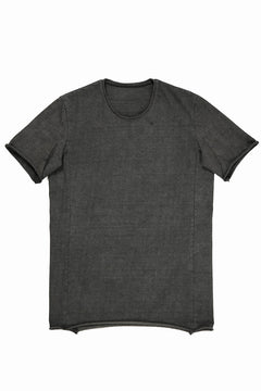 Load image into Gallery viewer, black crow x LOOM exclusive short sleeve tops / dyed medium cotton jersey (中墨)